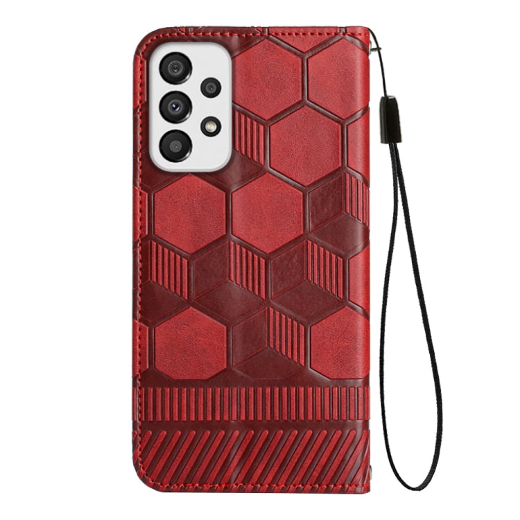 Football Texture Magnetic Leather Flip Phone Case, For Samsung Galaxy A53 5G, For Samsung Galaxy A73 5G, For Samsung Galaxy S20 FE 2022 / S20 FE 5G&4G / S20 Lite / S20 Fan Edition, For Samsung Galaxy S21 5G, For Samsung Galaxy S21+ 5G                  ...