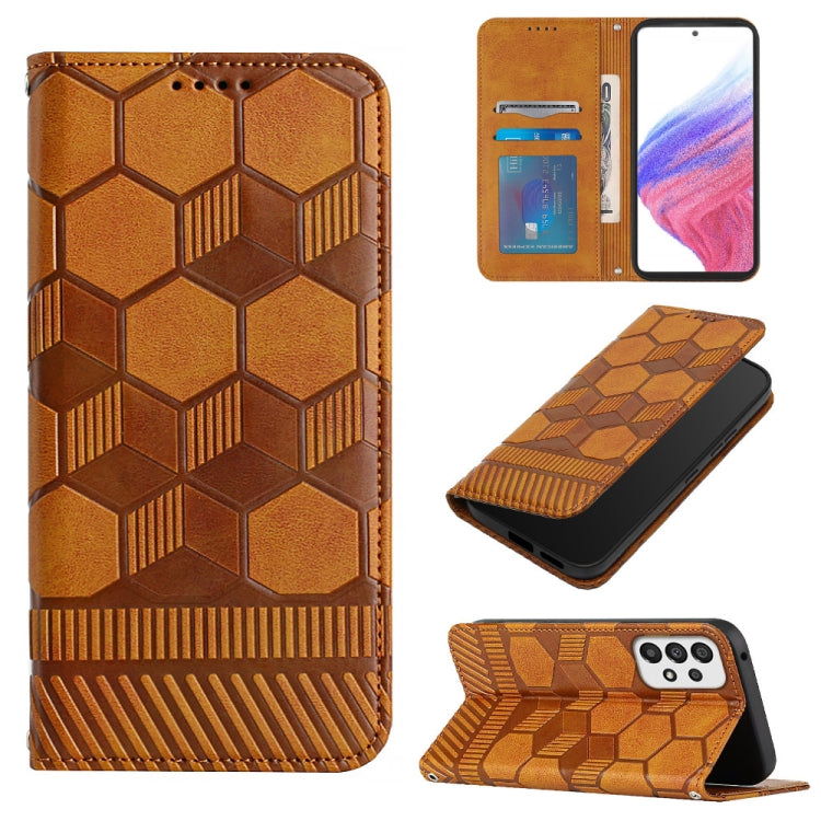 Football Texture Magnetic Leather Flip Phone Case, For Samsung Galaxy A53 5G, For Samsung Galaxy A73 5G, For Samsung Galaxy S20 FE 2022 / S20 FE 5G&4G / S20 Lite / S20 Fan Edition, For Samsung Galaxy S21 5G, For Samsung Galaxy S21+ 5G                  ...