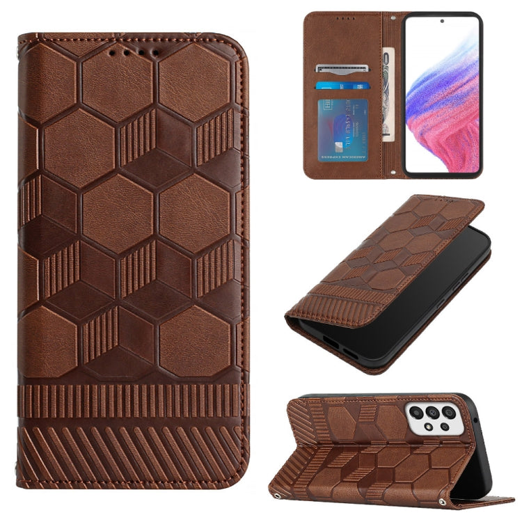 Football Texture Magnetic Leather Flip Phone Case, For Samsung Galaxy A53 5G, For Samsung Galaxy A73 5G, For Samsung Galaxy S20 FE 2022 / S20 FE 5G&4G / S20 Lite / S20 Fan Edition, For Samsung Galaxy S21 5G, For Samsung Galaxy S21+ 5G                  ...