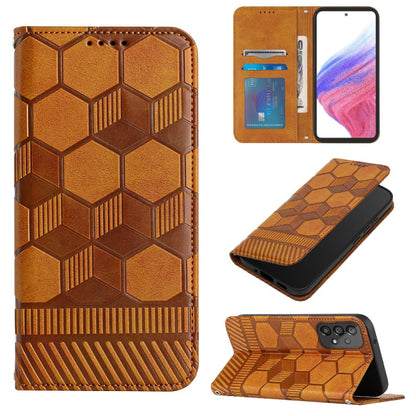 Football Texture Magnetic Leather Flip Phone Case, For Samsung Galaxy A53 5G, For Samsung Galaxy A73 5G, For Samsung Galaxy S20 FE 2022 / S20 FE 5G&4G / S20 Lite / S20 Fan Edition, For Samsung Galaxy S21 5G, For Samsung Galaxy S21+ 5G                  ...
