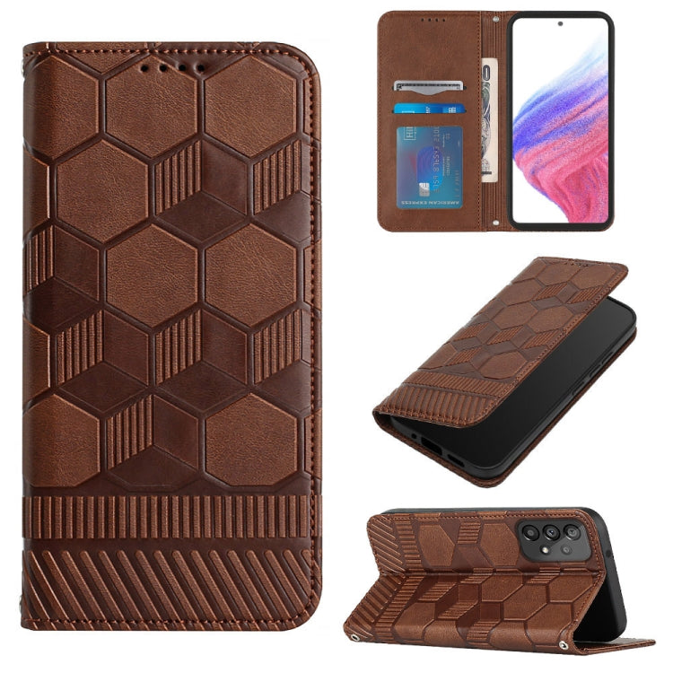 Football Texture Magnetic Leather Flip Phone Case, For Samsung Galaxy A53 5G, For Samsung Galaxy A73 5G, For Samsung Galaxy S20 FE 2022 / S20 FE 5G&4G / S20 Lite / S20 Fan Edition, For Samsung Galaxy S21 5G, For Samsung Galaxy S21+ 5G                  ...