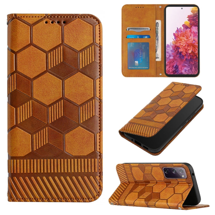 Football Texture Magnetic Leather Flip Phone Case, For Samsung Galaxy A53 5G, For Samsung Galaxy A73 5G, For Samsung Galaxy S20 FE 2022 / S20 FE 5G&4G / S20 Lite / S20 Fan Edition, For Samsung Galaxy S21 5G, For Samsung Galaxy S21+ 5G                  ...