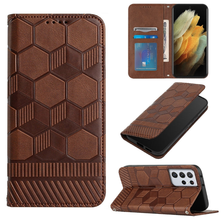 Football Texture Magnetic Leather Flip Phone Case, For Samsung Galaxy A53 5G, For Samsung Galaxy A73 5G, For Samsung Galaxy S20 FE 2022 / S20 FE 5G&4G / S20 Lite / S20 Fan Edition, For Samsung Galaxy S21 5G, For Samsung Galaxy S21+ 5G                  ...