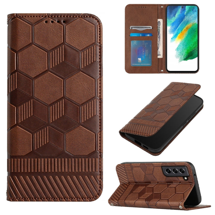 Football Texture Magnetic Leather Flip Phone Case, For Samsung Galaxy A53 5G, For Samsung Galaxy A73 5G, For Samsung Galaxy S20 FE 2022 / S20 FE 5G&4G / S20 Lite / S20 Fan Edition, For Samsung Galaxy S21 5G, For Samsung Galaxy S21+ 5G                  ...