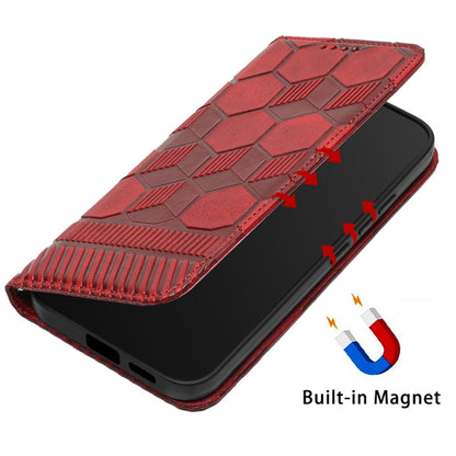 Football Texture Magnetic Leather Flip Phone Case, For Samsung Galaxy S22+ 5G, For Samsung Galaxy S22 Ultra 5G, For Samsung Galaxy A03 166mm, For Samsung Galaxy A13 4G