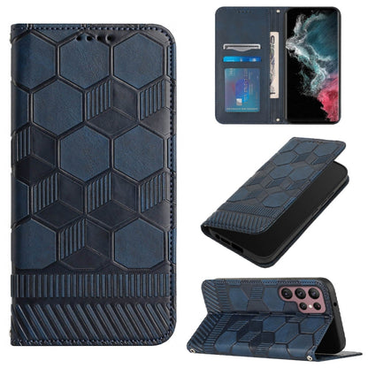 Football Texture Magnetic Leather Flip Phone Case, For Samsung Galaxy S22+ 5G, For Samsung Galaxy S22 Ultra 5G, For Samsung Galaxy A03 166mm, For Samsung Galaxy A13 4G