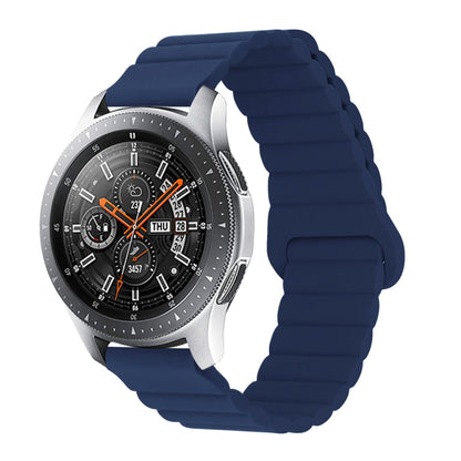 For Xiaomi Haylou RT / RT2 / GST / GS / RS3 Universal Reverse Buckle Magnetic Silicone Watch Band
