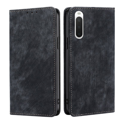 RFID Anti-theft Brush Magnetic Leather Phone Case, For Samsung Galaxy A03S US 165.85mm, For Samsung Galaxy A73 5G, For Samsung Galaxy M53 5G, For Samsung Galaxy S21 5G, For Samsung Galaxy S21 FE 5G, For Samsung Galaxy S21+ 5G, For Samsung Galaxy S22 5G...