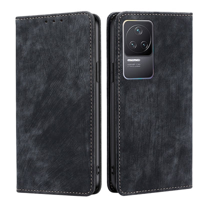 RFID Anti-theft Brush Magnetic Leather Phone Case, For Xiaomi Redmi K50/K50 Pro, For Xiaomi Redmi Note 11 5G/Poco M4 Pro 5G, For Xiaomi Redmi Note 10 JE  Japan, For Xiaomi 12, For Xiaomi 12S Ultra, For Xiaomi Poco C40, For Xiaomi Poco M4 5G            ...