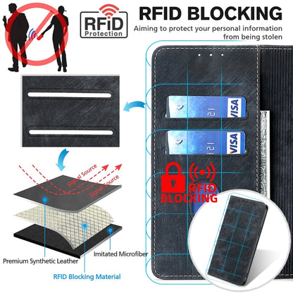 RFID Anti-theft Brush Magnetic Leather Phone Case, For Xiaomi Redmi K50/K50 Pro, For Xiaomi Redmi Note 11 5G/Poco M4 Pro 5G, For Xiaomi Redmi Note 10 JE  Japan, For Xiaomi 12, For Xiaomi 12S Ultra, For Xiaomi Poco C40, For Xiaomi Poco M4 5G            ...