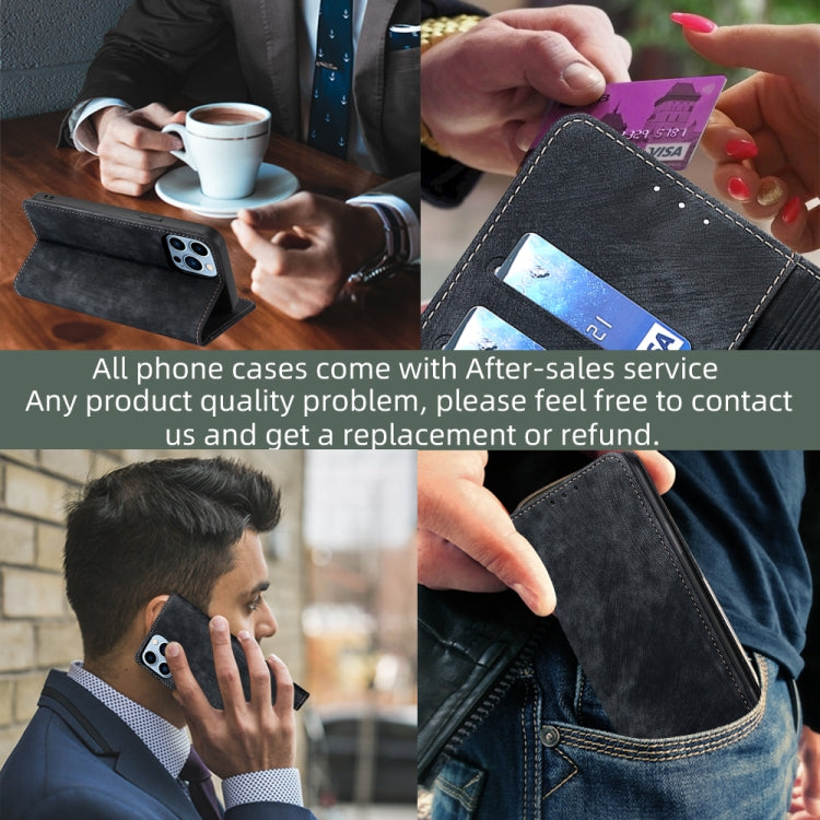 RFID Anti-theft Brush Magnetic Leather Phone Case, For Xiaomi Redmi K50/K50 Pro, For Xiaomi Redmi Note 11 5G/Poco M4 Pro 5G, For Xiaomi Redmi Note 10 JE  Japan, For Xiaomi 12, For Xiaomi 12S Ultra, For Xiaomi Poco C40, For Xiaomi Poco M4 5G            ...