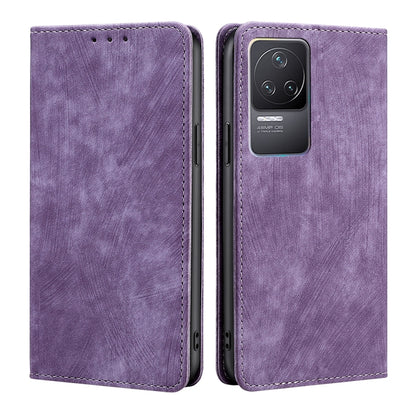 RFID Anti-theft Brush Magnetic Leather Phone Case, For Xiaomi Redmi K50/K50 Pro, For Xiaomi Redmi Note 11 5G/Poco M4 Pro 5G, For Xiaomi Redmi Note 10 JE  Japan, For Xiaomi 12, For Xiaomi 12S Ultra, For Xiaomi Poco C40, For Xiaomi Poco M4 5G            ...