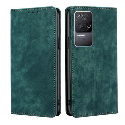 RFID Anti-theft Brush Magnetic Leather Phone Case, For Xiaomi Redmi K50/K50 Pro, For Xiaomi Redmi Note 11 5G/Poco M4 Pro 5G, For Xiaomi Redmi Note 10 JE  Japan, For Xiaomi 12, For Xiaomi 12S Ultra, For Xiaomi Poco C40, For Xiaomi Poco M4 5G            ...