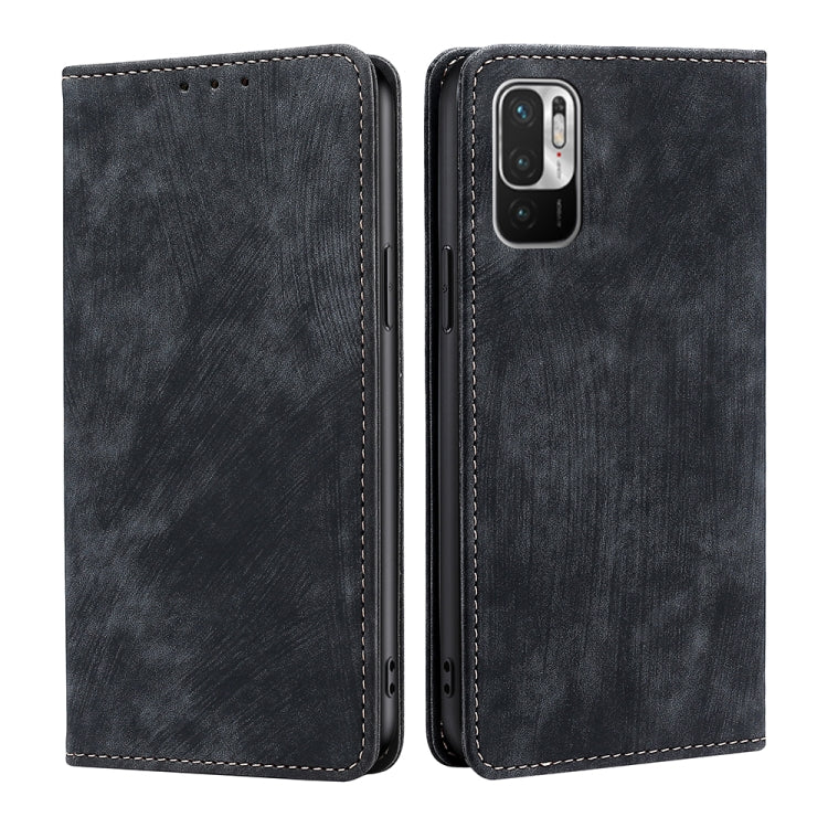 RFID Anti-theft Brush Magnetic Leather Phone Case, For Xiaomi Redmi K50/K50 Pro, For Xiaomi Redmi Note 11 5G/Poco M4 Pro 5G, For Xiaomi Redmi Note 10 JE  Japan, For Xiaomi 12, For Xiaomi 12S Ultra, For Xiaomi Poco C40, For Xiaomi Poco M4 5G            ...