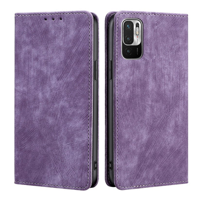 RFID Anti-theft Brush Magnetic Leather Phone Case, For Xiaomi Redmi K50/K50 Pro, For Xiaomi Redmi Note 11 5G/Poco M4 Pro 5G, For Xiaomi Redmi Note 10 JE  Japan, For Xiaomi 12, For Xiaomi 12S Ultra, For Xiaomi Poco C40, For Xiaomi Poco M4 5G            ...