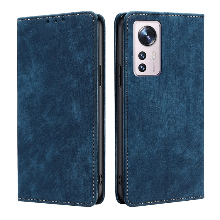 RFID Anti-theft Brush Magnetic Leather Phone Case, For Xiaomi Redmi K50/K50 Pro, For Xiaomi Redmi Note 11 5G/Poco M4 Pro 5G, For Xiaomi Redmi Note 10 JE  Japan, For Xiaomi 12, For Xiaomi 12S Ultra, For Xiaomi Poco C40, For Xiaomi Poco M4 5G            ...