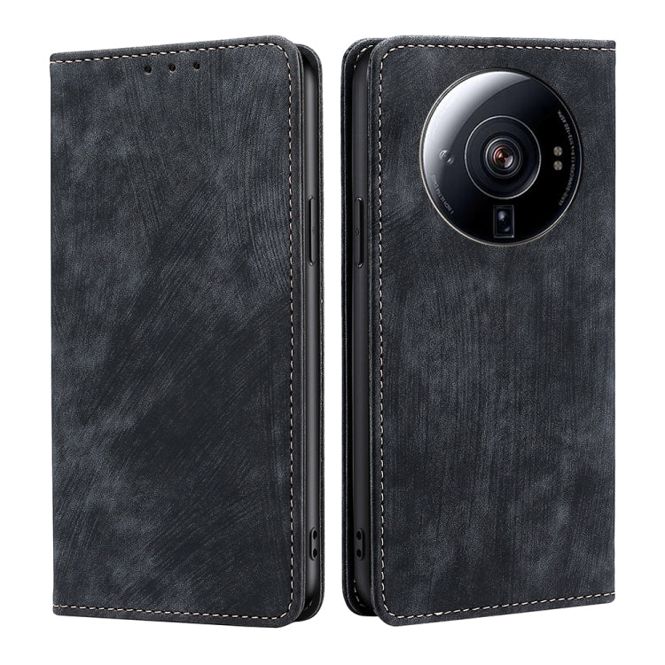 RFID Anti-theft Brush Magnetic Leather Phone Case, For Xiaomi Redmi K50/K50 Pro, For Xiaomi Redmi Note 11 5G/Poco M4 Pro 5G, For Xiaomi Redmi Note 10 JE  Japan, For Xiaomi 12, For Xiaomi 12S Ultra, For Xiaomi Poco C40, For Xiaomi Poco M4 5G            ...