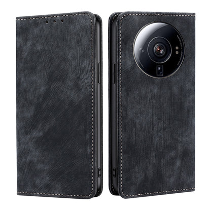 RFID Anti-theft Brush Magnetic Leather Phone Case, For Xiaomi Redmi K50/K50 Pro, For Xiaomi Redmi Note 11 5G/Poco M4 Pro 5G, For Xiaomi Redmi Note 10 JE  Japan, For Xiaomi 12, For Xiaomi 12S Ultra, For Xiaomi Poco C40, For Xiaomi Poco M4 5G            ...