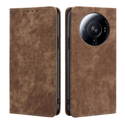 RFID Anti-theft Brush Magnetic Leather Phone Case, For Xiaomi Redmi K50/K50 Pro, For Xiaomi Redmi Note 11 5G/Poco M4 Pro 5G, For Xiaomi Redmi Note 10 JE  Japan, For Xiaomi 12, For Xiaomi 12S Ultra, For Xiaomi Poco C40, For Xiaomi Poco M4 5G            ...