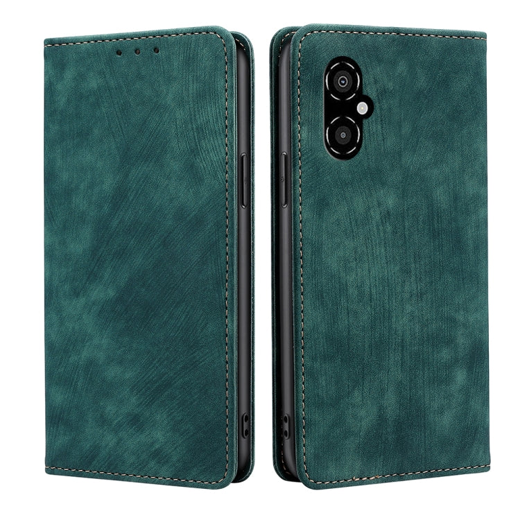 RFID Anti-theft Brush Magnetic Leather Phone Case, For Xiaomi Redmi K50/K50 Pro, For Xiaomi Redmi Note 11 5G/Poco M4 Pro 5G, For Xiaomi Redmi Note 10 JE  Japan, For Xiaomi 12, For Xiaomi 12S Ultra, For Xiaomi Poco C40, For Xiaomi Poco M4 5G            ...