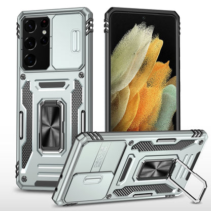 Armor PC + TPU Camera Shield Phone Case, For Samsung Galaxy A12 5G/4G / M12 / F12, For Xiaomi 12 Pro, For Samsung Galaxy A32 5G, For Samsung Galaxy A52 5G/4G, For Samsung Galaxy S21 5G, For Samsung Galaxy S21+ 5G, For Samsung Galaxy S21 Ultra 5G       ...