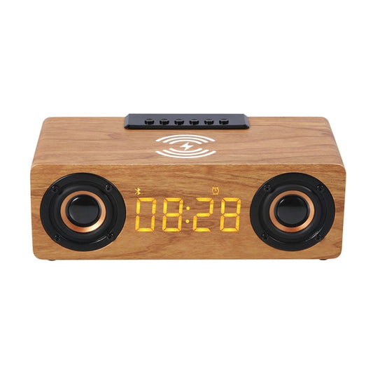K1 Multifunctional Desktop Wooden Bluetooth Speaker Wireless Loudspeaker