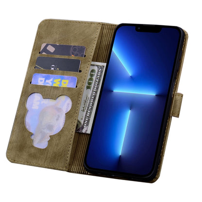 Cartoon Sakura Cat Embossed Leather Case, For iPhone XR, For iPhone XS Max, For iPhone SE 2022 / SE 2020 / 7 / 8, For iPhone 7 Plus / 8 Plus