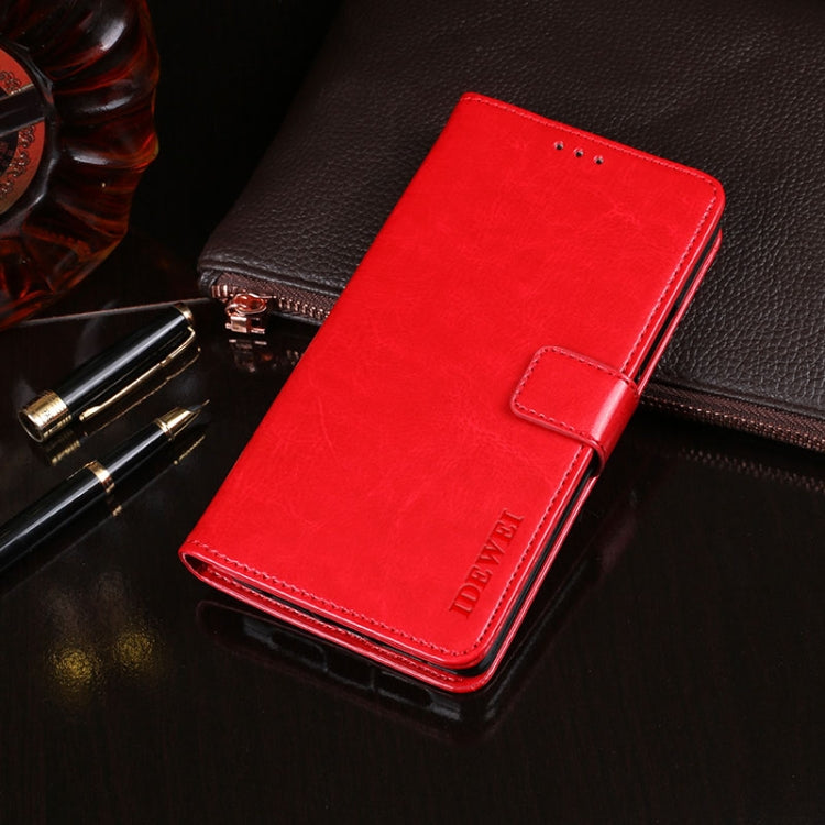 idewei Crazy Horse Texture Horizontal Flip Leather Case with Holder & Card Slots & Wallet, For Blackview BV9800 Pro, For Cubot P30, For Infinix S4, For Infinix Smart 3 Plus, For OPPO Realme 5i, For Galaxy S10e