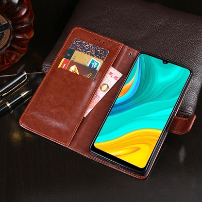 idewei Crazy Horse Texture Horizontal Flip Leather Case with Holder & Card Slots & Wallet, For Huawei Enjoy 10e, For Doogee X90, For OPPO Find X2, For Vivo IQOO 3, For Xiaomi Black Shark 3, For Huawei P40 Lite E