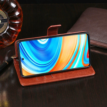 idewei Crazy Horse Texture Horizontal Flip Leather Case with Holder & Card Slots & Wallet, For Xiaomi Redmi Note 9 Pro, For Xiaomi Redmi Note 9 Pro Max, For Galaxy A11, For Galaxy M31, For Sony Xperia 1 II, For Sony Xperia 10 II