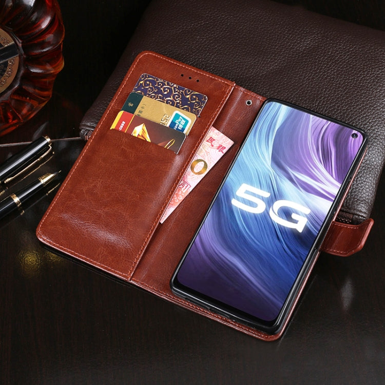 idewei Crazy Horse Texture Horizontal Flip Leather Case with Holder & Card Slots & Wallet, For Vivo Z6, For HTC Desire 19+, For Huawei P40, For Huawei P40 Pro, For OPPO Find X2 Pro, For Xiaomi Redmi Note 9S