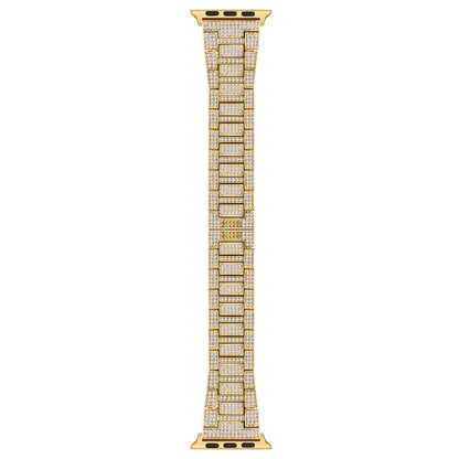 Diamond Metal Watch Band For Apple Watch Series, 7 45mm / 6&SE&5&4 44mm / 3&2&1 42mm, 7 41mm / 6&SE&5&4 40mm / 3&2&1 38mm