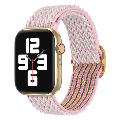 Wave Nylon Watch Band For Apple Watch Series, 7 45mm / 6&SE&5&4 44mm / 3&2&1 42mm, 7 41mm / 6&SE&5&4 40mm / 3&2&1 38mm