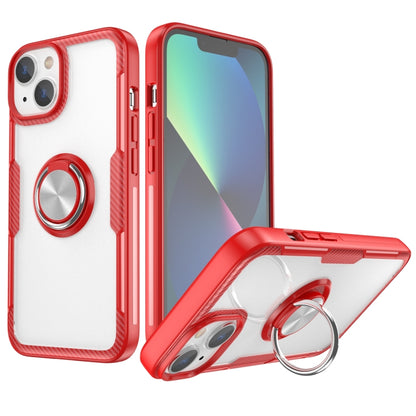 Shockproof Transparent TPU + Acrylic Protective Phone Case with Ring Holder, For iPhone 14 Pro Max, For iPhone 14 Pro, For iPhone 14 Max, For iPhone 14