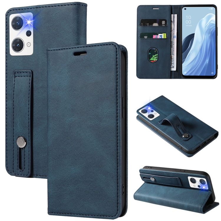 Wristband Magnetic Leather Phone Case, For OPPO Reno7 A, For Samsung Galaxy A33, For Samsung Galaxy S21 5G, For Samsung Galaxy S21 FE 5G, For Samsung Galaxy S21+ 5G, For Samsung Galaxy S21 Ultra 5G, For Samsung Galaxy S22 5G, For Samsung Galaxy S22+ 5G