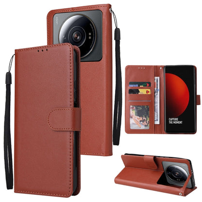 3 Card Slots Multifunctional Leather Phone Case, For Samsung Galaxy A33 5G, For Samsung Galaxy A53 5G, For Samsung Galaxy A73 5G, For Xiaomi 12 Lite, For Xiaomi 12S Ultra