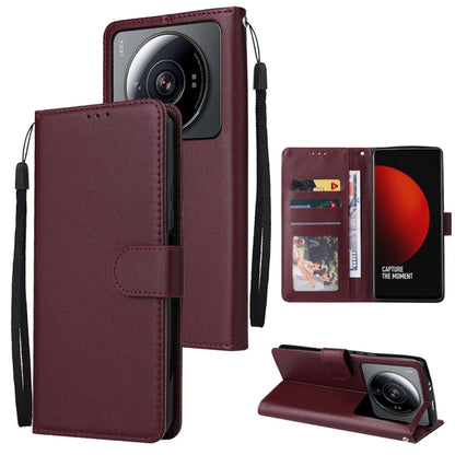 3 Card Slots Multifunctional Leather Phone Case, For Samsung Galaxy A33 5G, For Samsung Galaxy A53 5G, For Samsung Galaxy A73 5G, For Xiaomi 12 Lite, For Xiaomi 12S Ultra