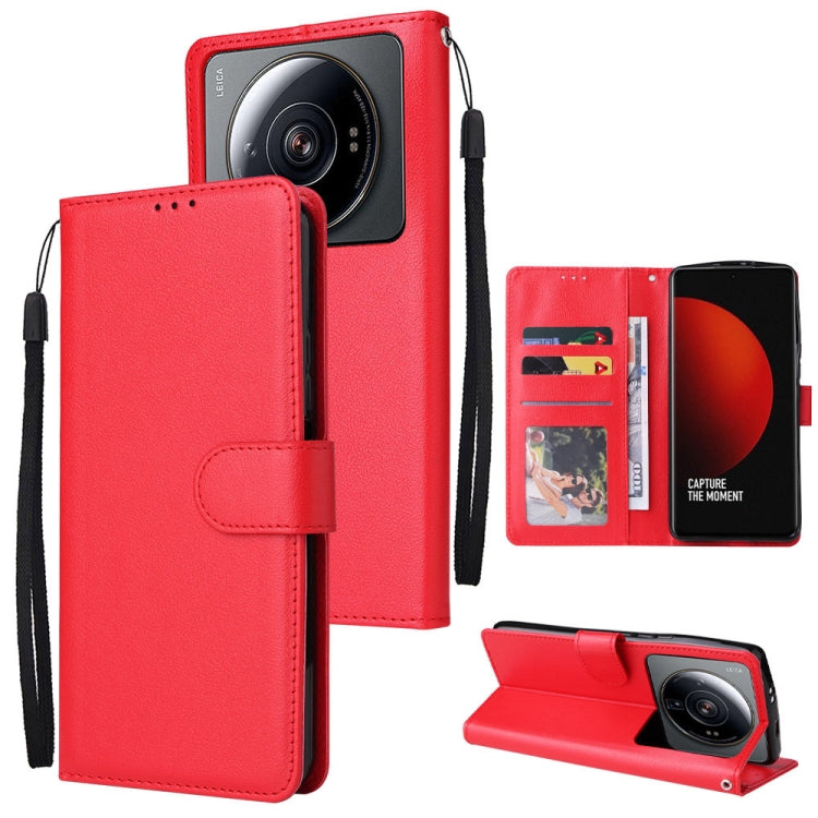 3 Card Slots Multifunctional Leather Phone Case, For Samsung Galaxy A33 5G, For Samsung Galaxy A53 5G, For Samsung Galaxy A73 5G, For Xiaomi 12 Lite, For Xiaomi 12S Ultra