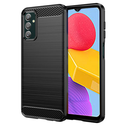 Brushed Texture Carbon Fiber TPU Phone Case, For Samsung Galaxy F13, For Samsung Galaxy M13 4G