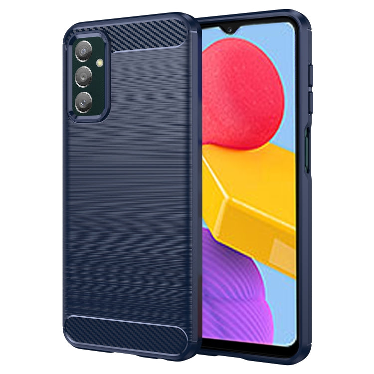 Brushed Texture Carbon Fiber TPU Phone Case, For Samsung Galaxy F13, For Samsung Galaxy M13 4G