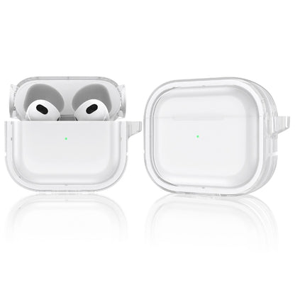 Two-color Photo Frame PC+TPU Anti-fall Wireless Earphone Case with Hook, For AirPods 1/2, For AirPods 3, For AirPods Pro
