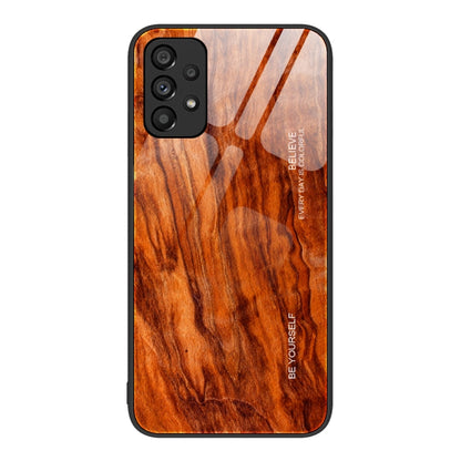 Wood Grain Glass Protective Phone Case, For Samsung Galaxy A12 5G, For Samsung Galaxy A20e, For Samsung Galaxy A52, For Samsung Galaxy A53, For Samsung Galaxy M32, For Samsung Galaxy M52 5G, For Samsung Galaxy S9+, For Samsung Galaxy S10+              ...