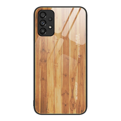 Wood Grain Glass Protective Phone Case, For Samsung Galaxy A12 5G, For Samsung Galaxy A20e, For Samsung Galaxy A52, For Samsung Galaxy A53, For Samsung Galaxy M32, For Samsung Galaxy M52 5G, For Samsung Galaxy S9+, For Samsung Galaxy S10+              ...