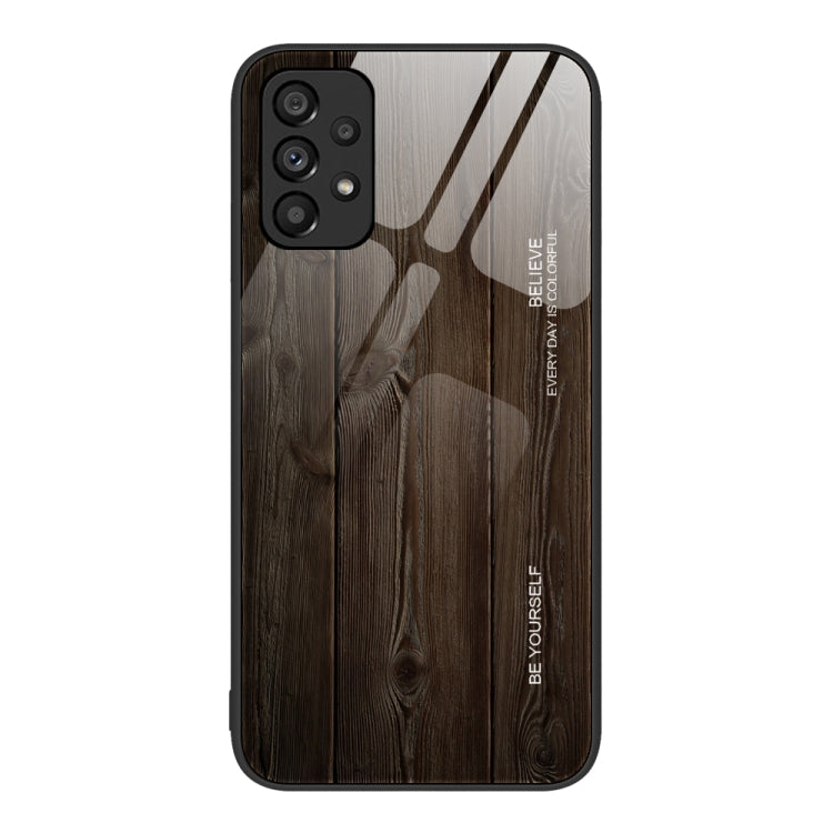 Wood Grain Glass Protective Phone Case, For Samsung Galaxy A12 5G, For Samsung Galaxy A20e, For Samsung Galaxy A52, For Samsung Galaxy A53, For Samsung Galaxy M32, For Samsung Galaxy M52 5G, For Samsung Galaxy S9+, For Samsung Galaxy S10+              ...