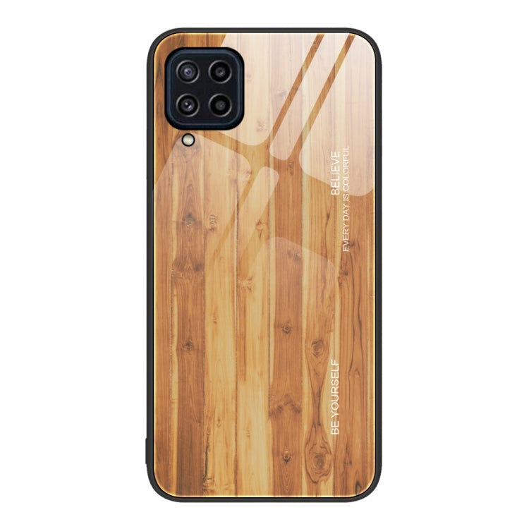 Wood Grain Glass Protective Phone Case, For Samsung Galaxy A12 5G, For Samsung Galaxy A20e, For Samsung Galaxy A52, For Samsung Galaxy A53, For Samsung Galaxy M32, For Samsung Galaxy M52 5G, For Samsung Galaxy S9+, For Samsung Galaxy S10+              ...