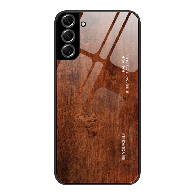 Wood Grain Glass Protective Phone Case, For Samsung Galaxy A12 5G, For Samsung Galaxy A20e, For Samsung Galaxy A52, For Samsung Galaxy A53, For Samsung Galaxy M32, For Samsung Galaxy M52 5G, For Samsung Galaxy S9+, For Samsung Galaxy S10+              ...