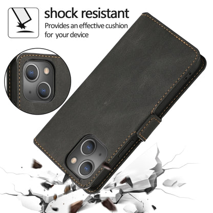 Retro Magnetic Closing Clasp Leather Case, For iPhone 14 Pro Max, For iPhone 14 Pro, For iPhone 14, For iPhone 14 Plus