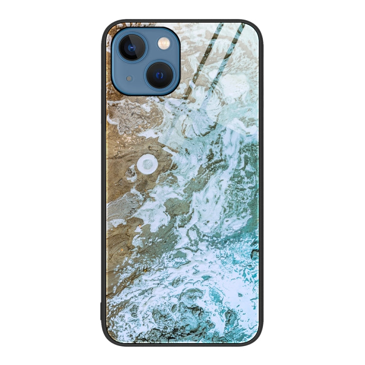 Marble Pattern Glass Protective Phone Case, For iPhone 13 Pro Max, For iPhone 13 Pro, For iPhone 13, For iPhone 14 Plus, For iPhone 14 Pro Max, For iPhone 14 Pro