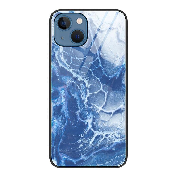 Marble Pattern Glass Protective Phone Case, For iPhone 13 Pro Max, For iPhone 13 Pro, For iPhone 13, For iPhone 14 Plus, For iPhone 14 Pro Max, For iPhone 14 Pro