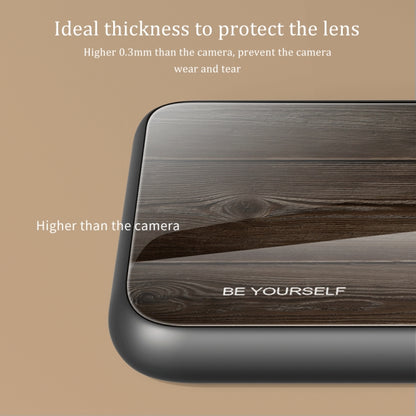 Wood Grain Glass Protective Case, For iPhone 7 Plus, For iPhone 11, For iPhone 14 Plus, For iPhone 14 Pro, For iPhone 14